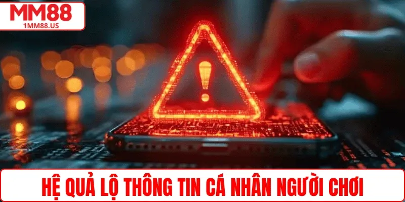 Hệ quả lộ thông tin cá nhân người chơi